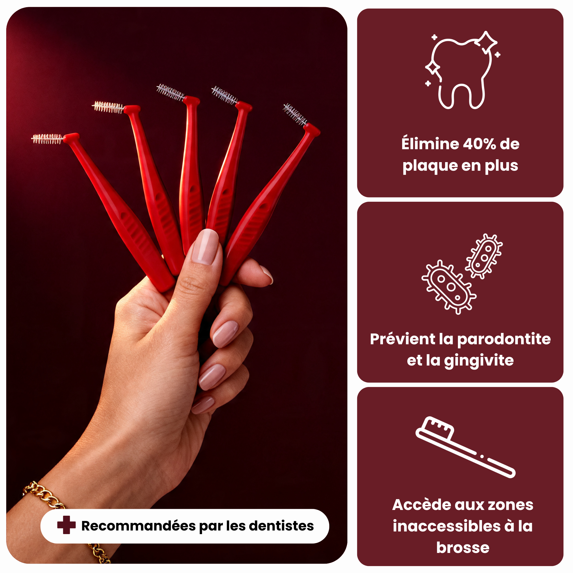 Brossettes interdentaires